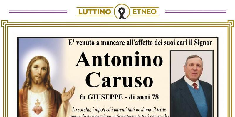 Necrologio Antonino Caruso Luttino.it